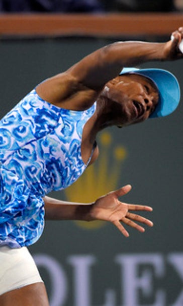 Venus Williams falls in Indian Wells return